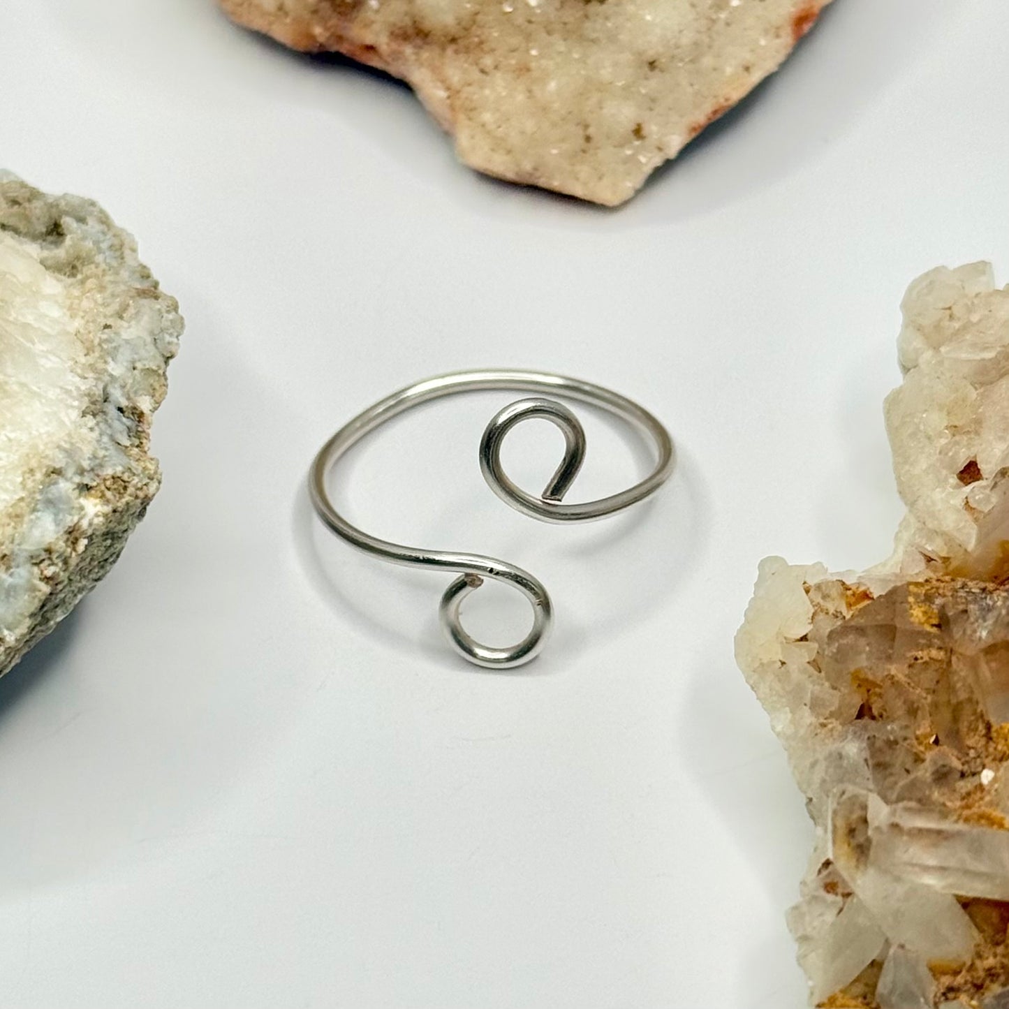 Silver Bypass Ring