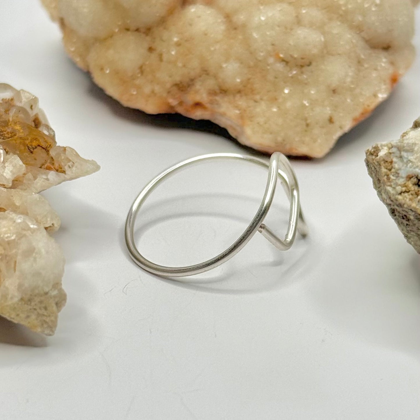 Silver Bypass Ring