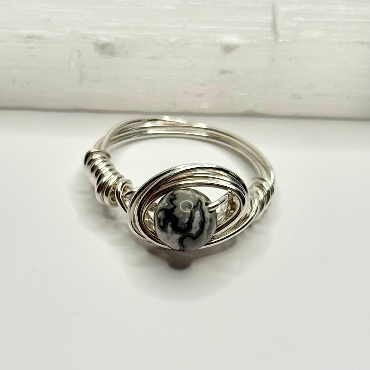 Sterling Silver Crazy Lace Ring