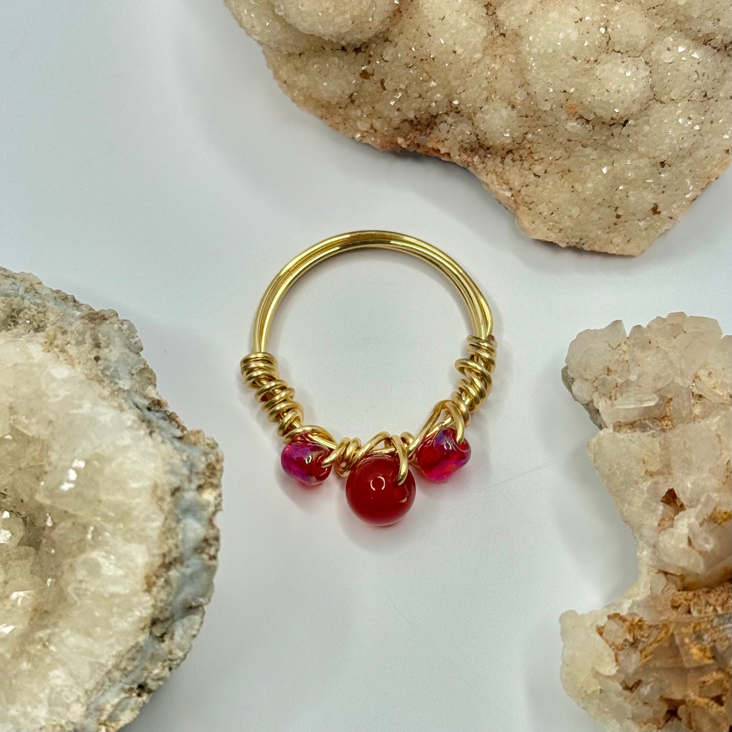 Gold Carnelian Ring