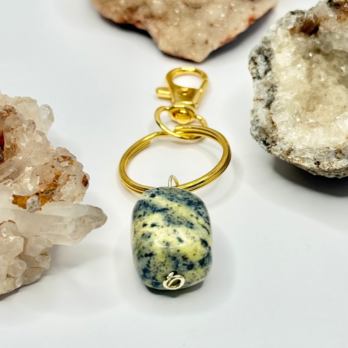 Gold Serpentine Keychain