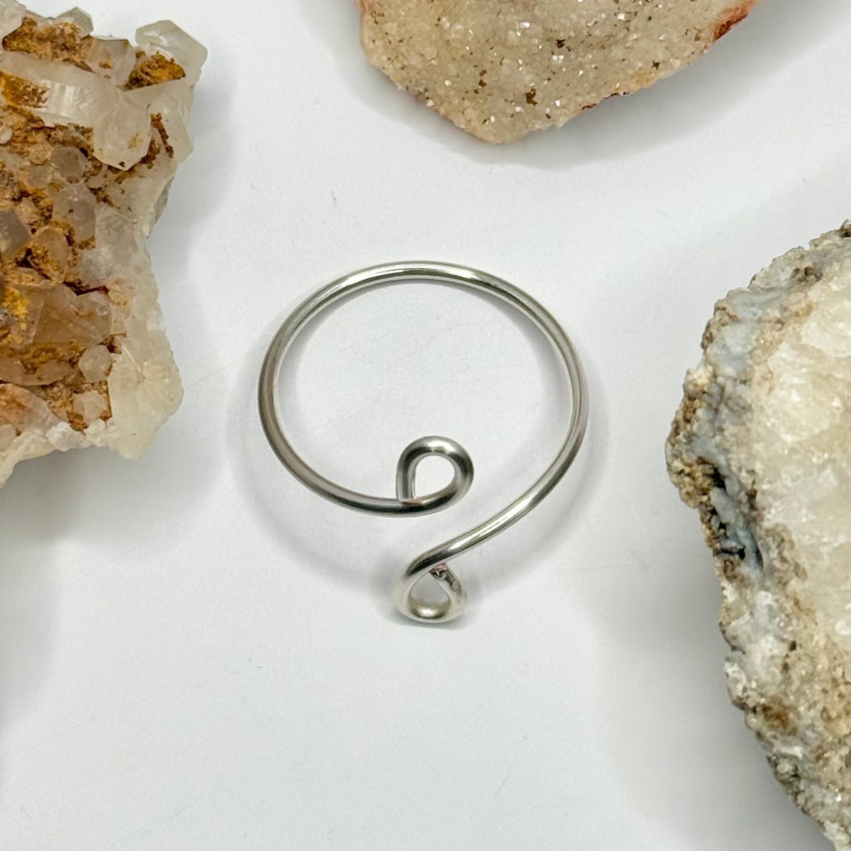 Silver Bypass Ring