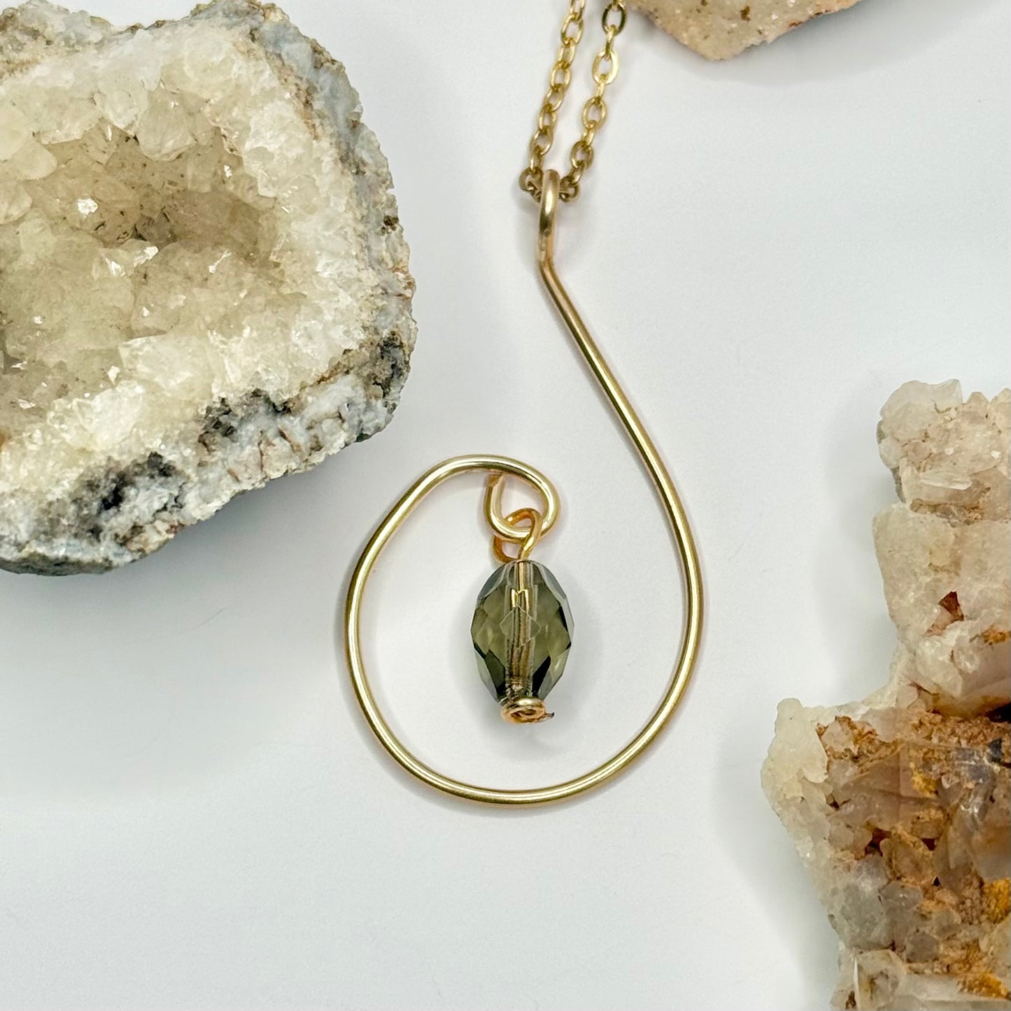 Gold Swirl Necklace