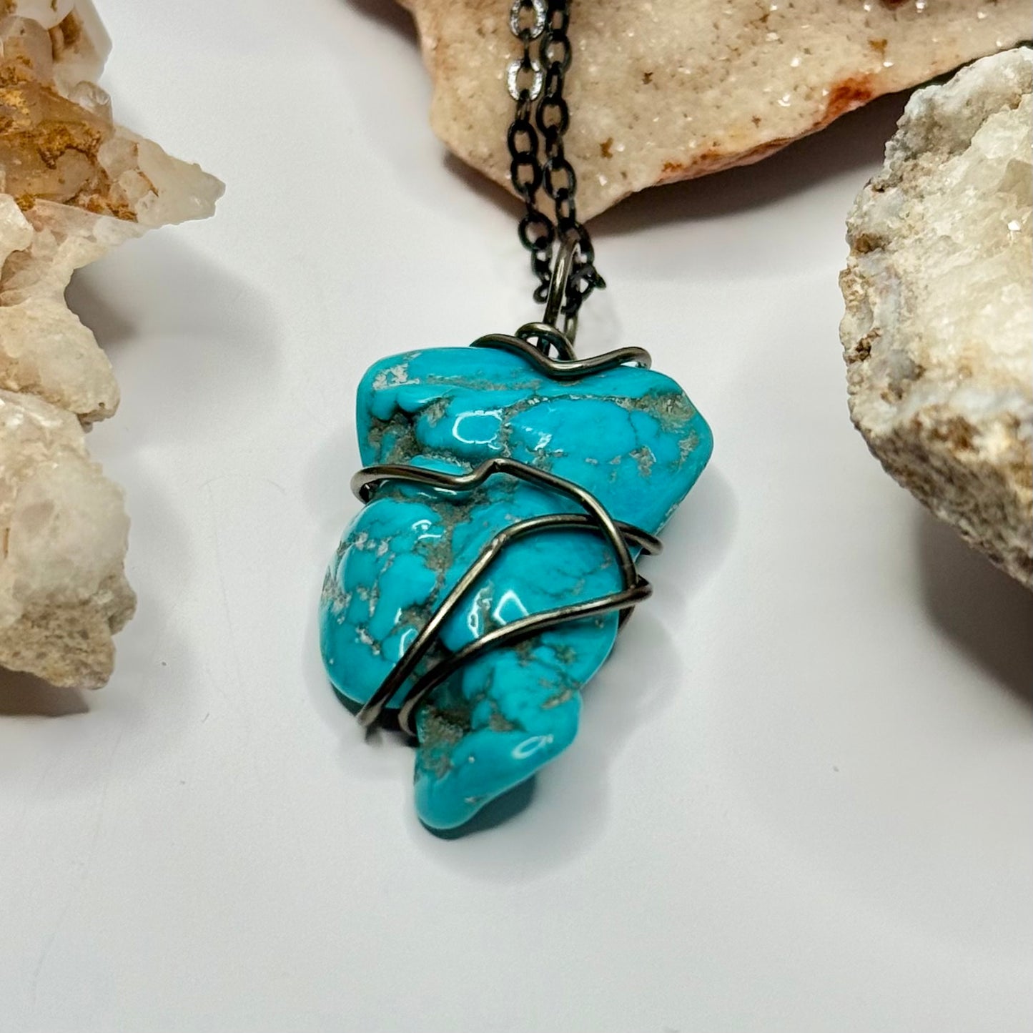 Charcoal Turquoise Necklace