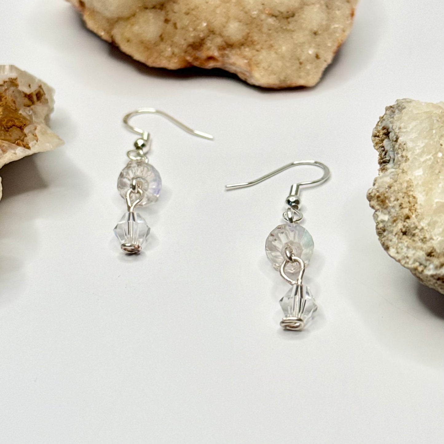 Sterling Silver Beaded Earrings