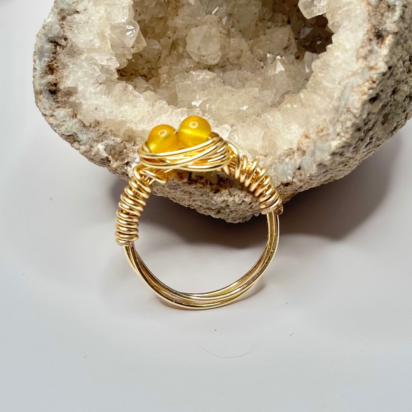 Gold Citrine Ring