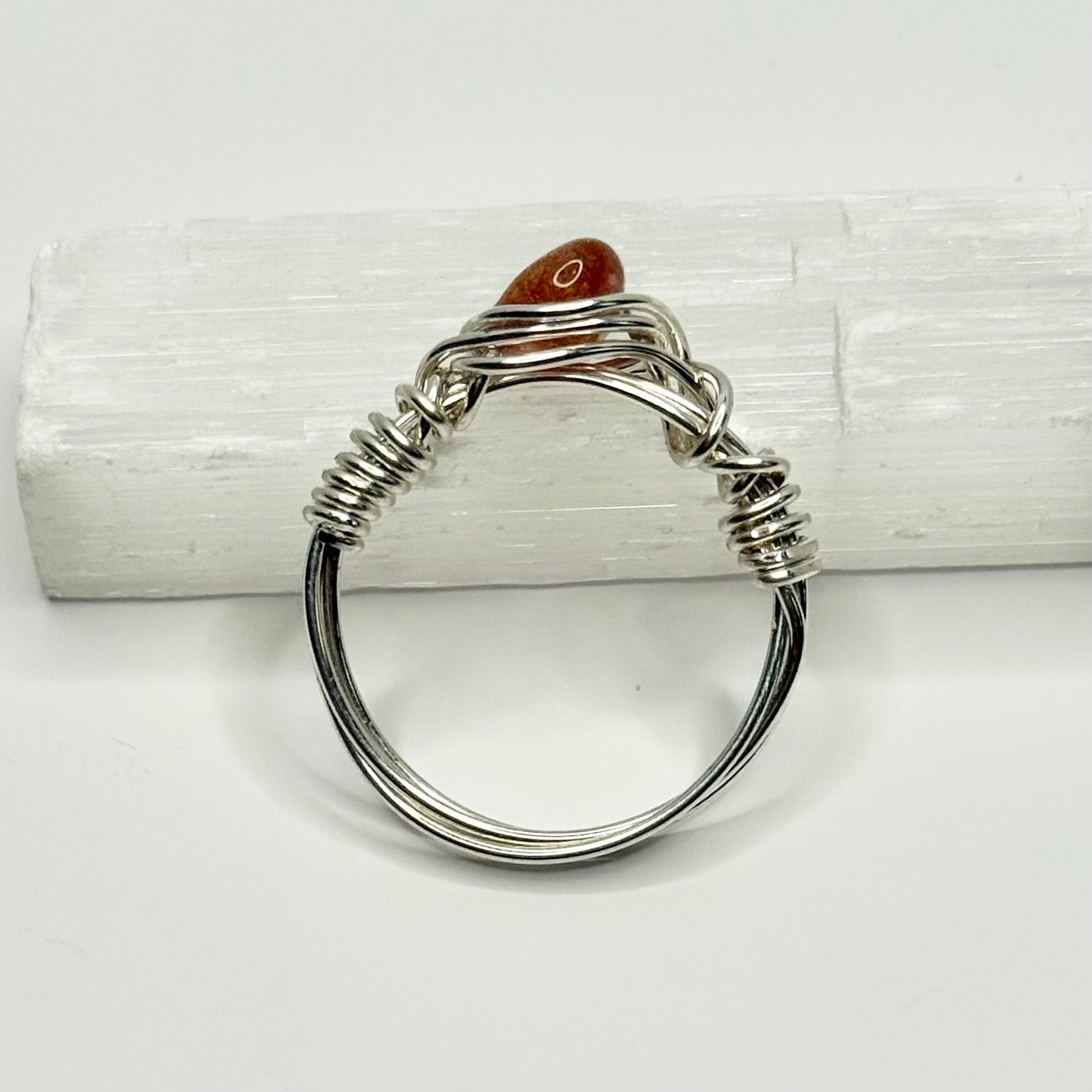 Sterling Silver Sunstone Ring