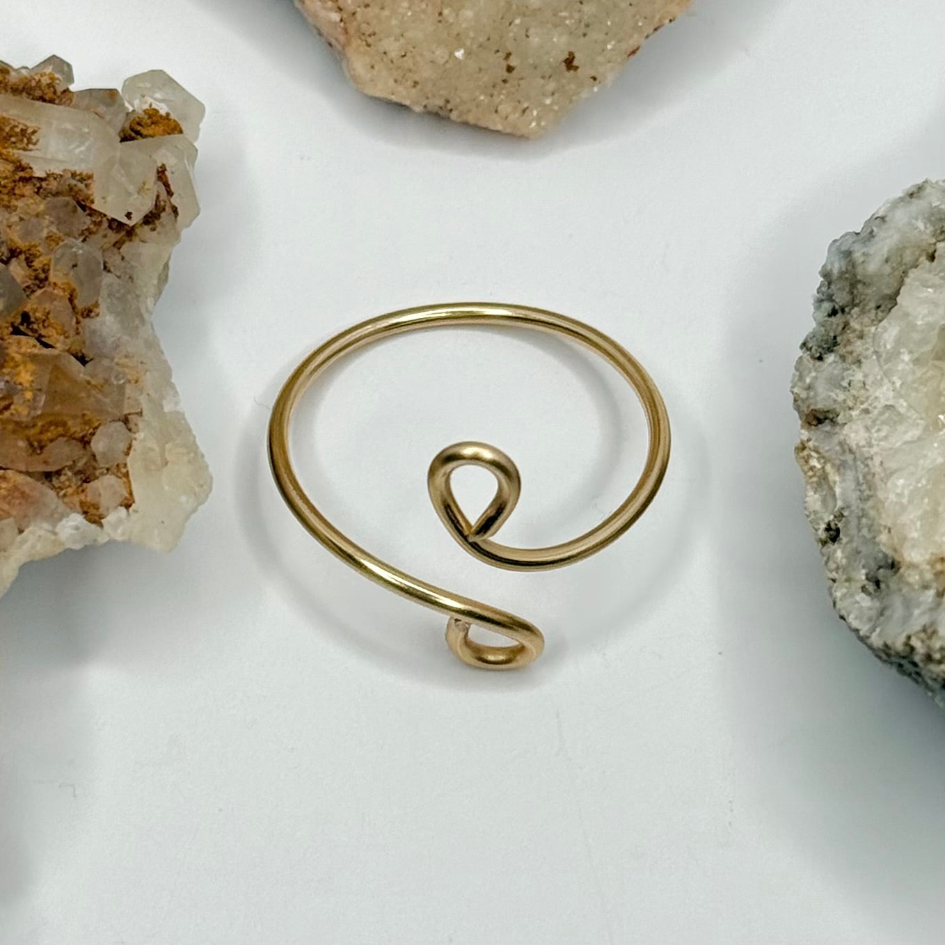 Gold Bypass Ring