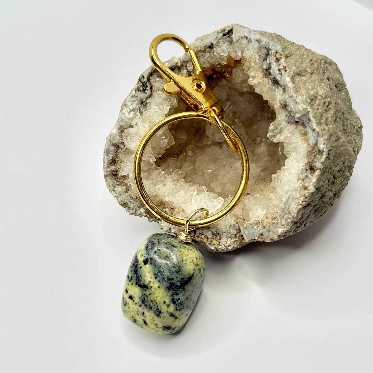 Gold Serpentine Keychain
