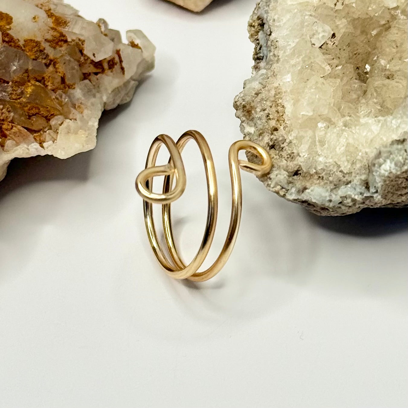 Gold Wrap Bypass Ring