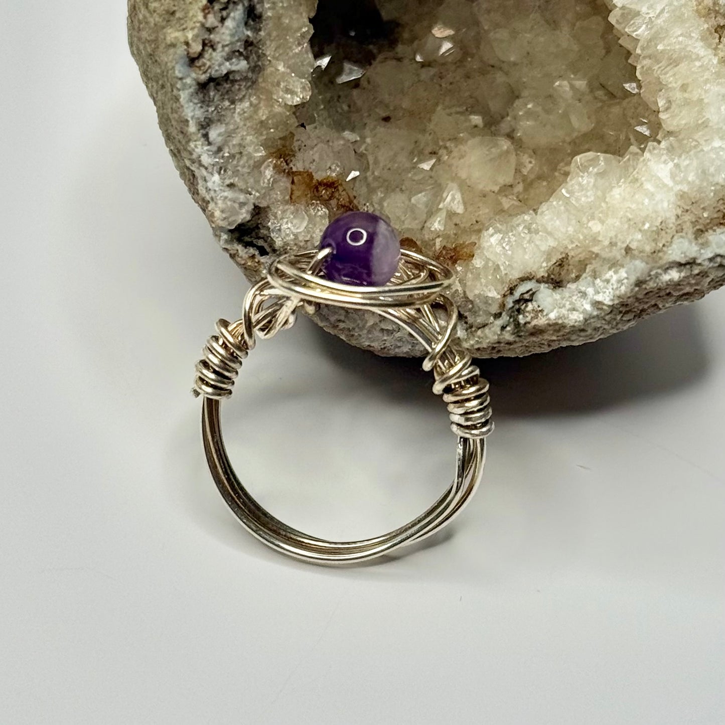 Sterling Silver Amethyst Ring