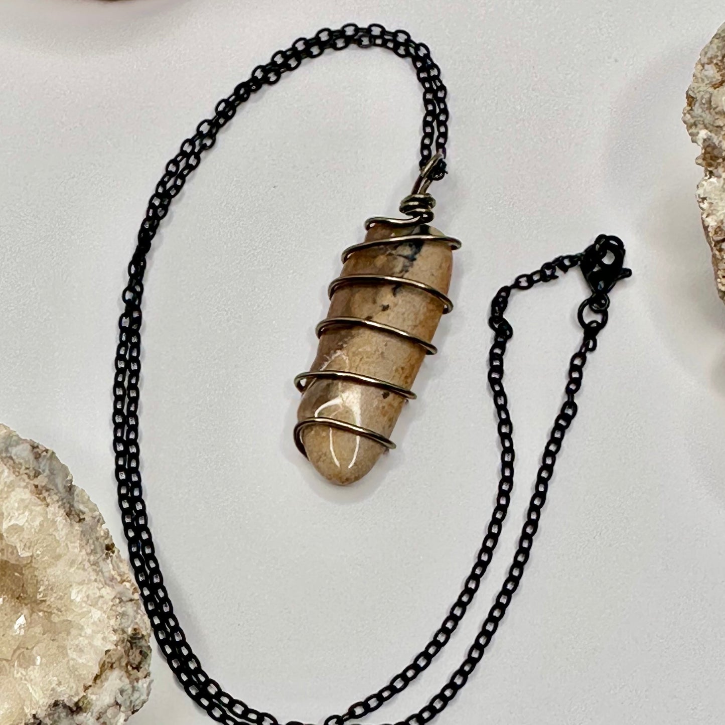 Charcoal Jasper Necklace