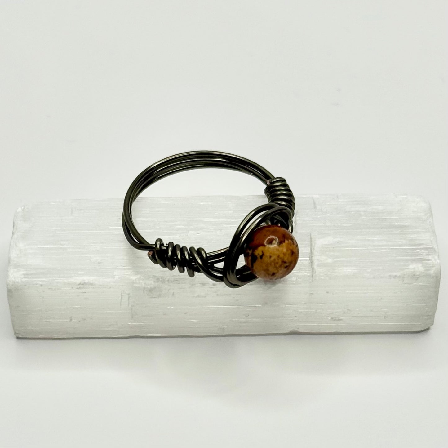 Charcoal Jasper Ring