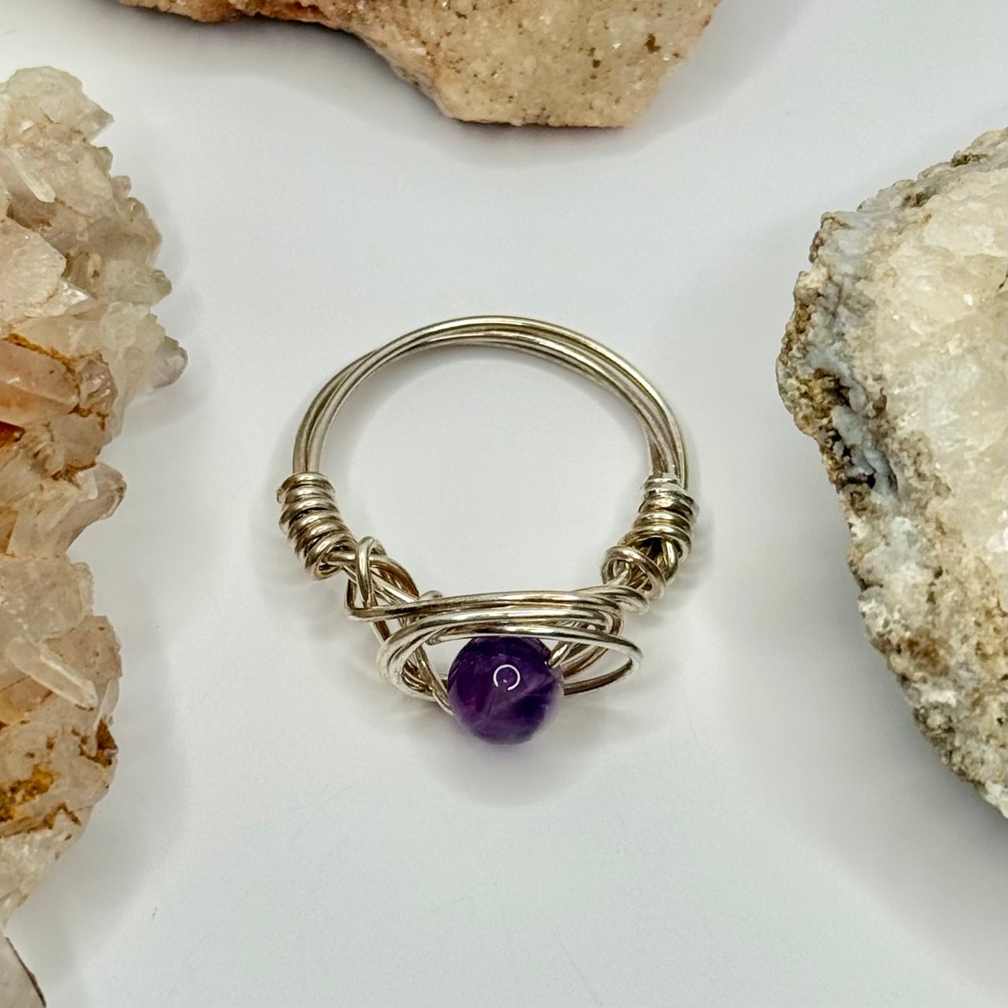 Sterling Silver Amethyst Ring