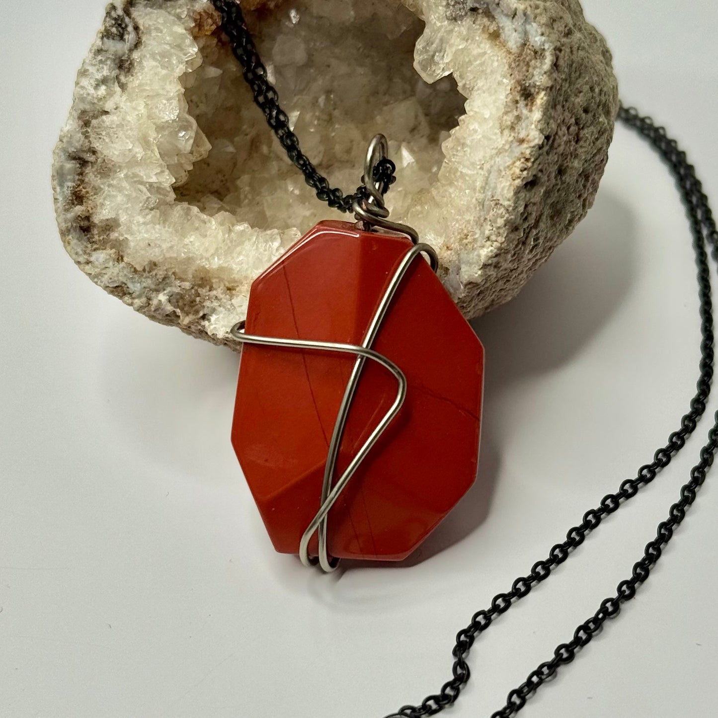 Charcoal Jasper Necklace