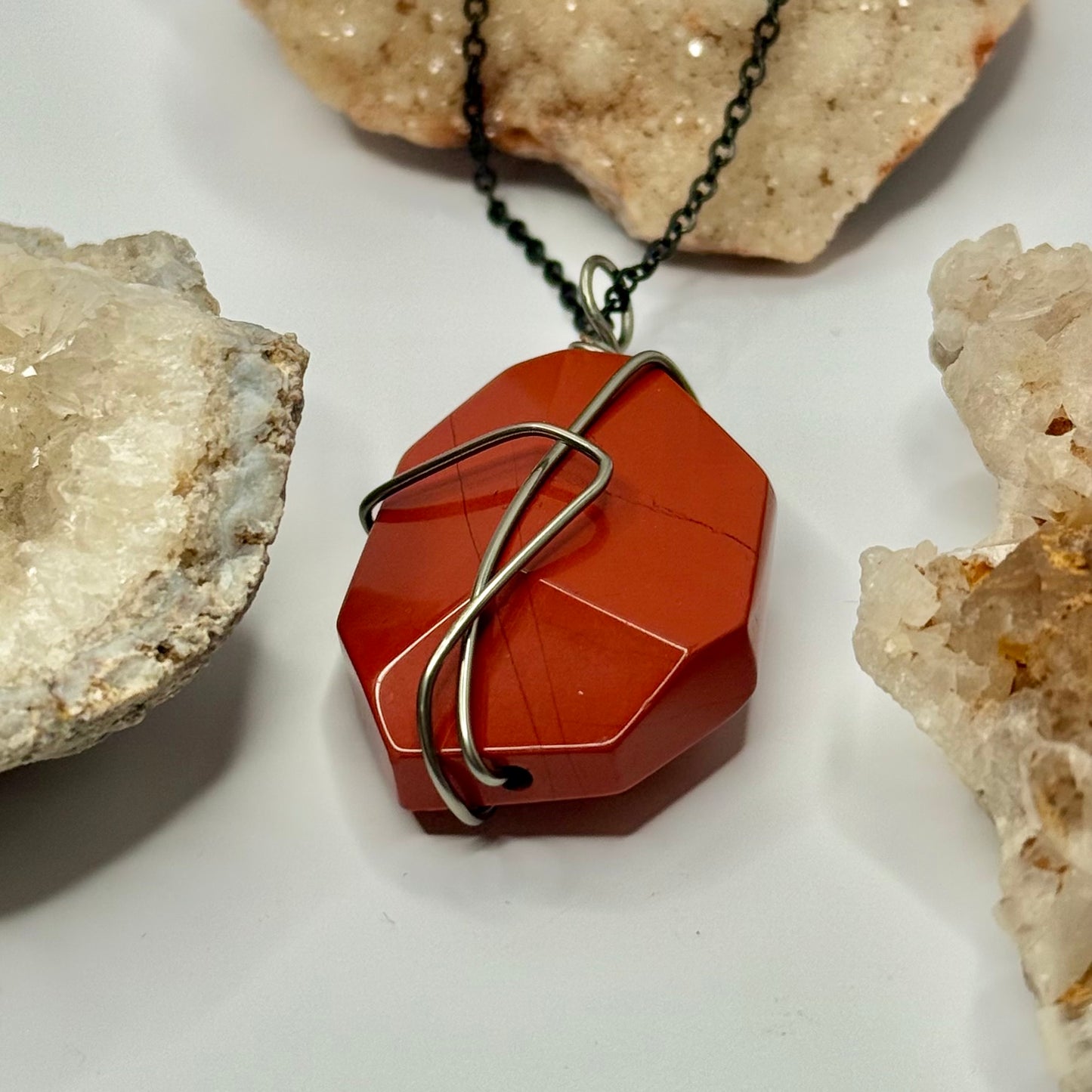 Charcoal Jasper Necklace
