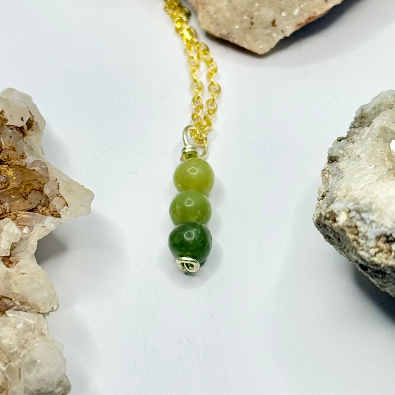 Gold Jade Necklace