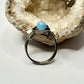 Charcoal Blue Shell Ring