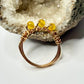 Gold Plated Yellow Jade Ring