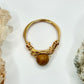 Gold Plated Picture Jasper Ring