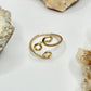 Gold Bypass Ring