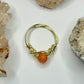 Gold Carnelian Ring