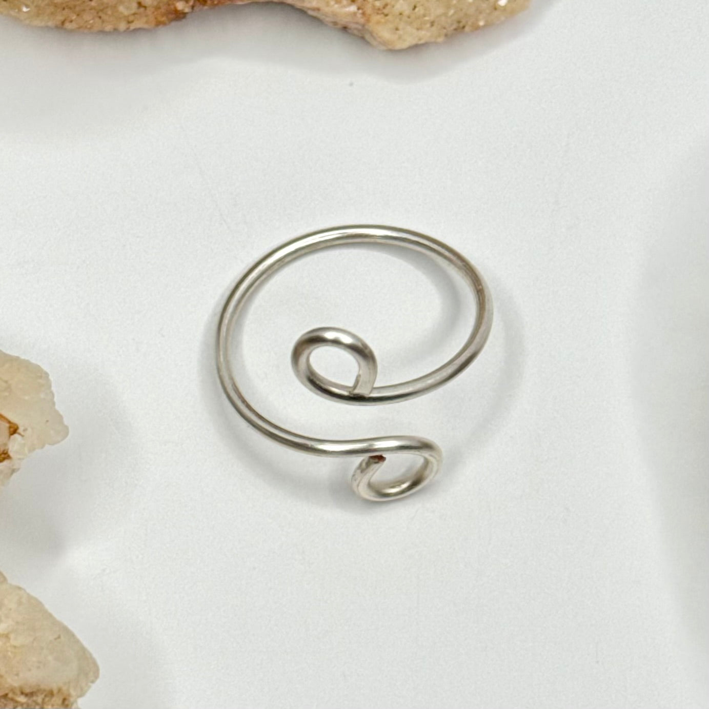 Silver Swirl Ring