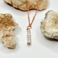 Rose Gold Foe Pearl Necklace