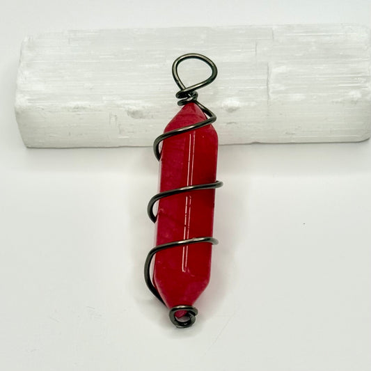 Charcoal Agate Necklace