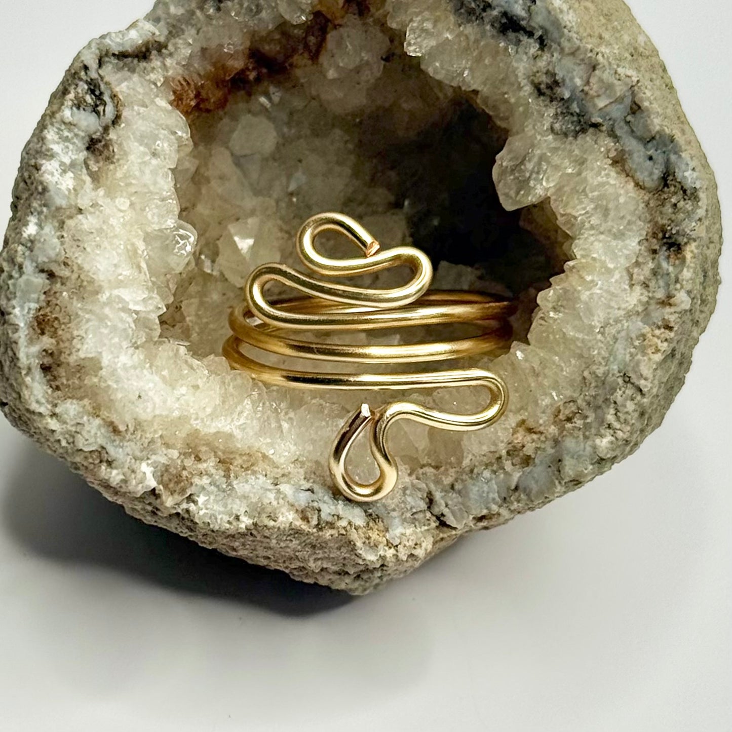 Gold Coiled Ring