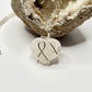 Silver Quartz Heart Necklace