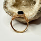 Gold Plated Onyx Ring