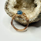 Gold Plated Blue Kyanite Ring