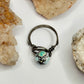 Charcoal Teal Conglomerate Ring