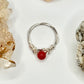 Silver Carnelian Ring