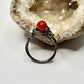 Charcoal Carnelian Ring