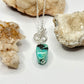 Silver Caribbean Calcite Toggle Necklace