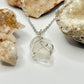 Silver Tumbled Glass Necklace