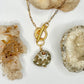Gold Shell Toggle Necklace