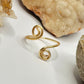Gold Bypass Ring
