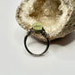 Charcoal Prehnite Ring