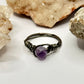 Charcoal Amethyst Ring