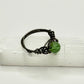 Charcoal Fluorite Ring