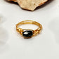 Gold Onyx Ring