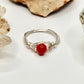 Silver Carnelian Ring
