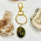 Gold Rainforest Jasper Keychain