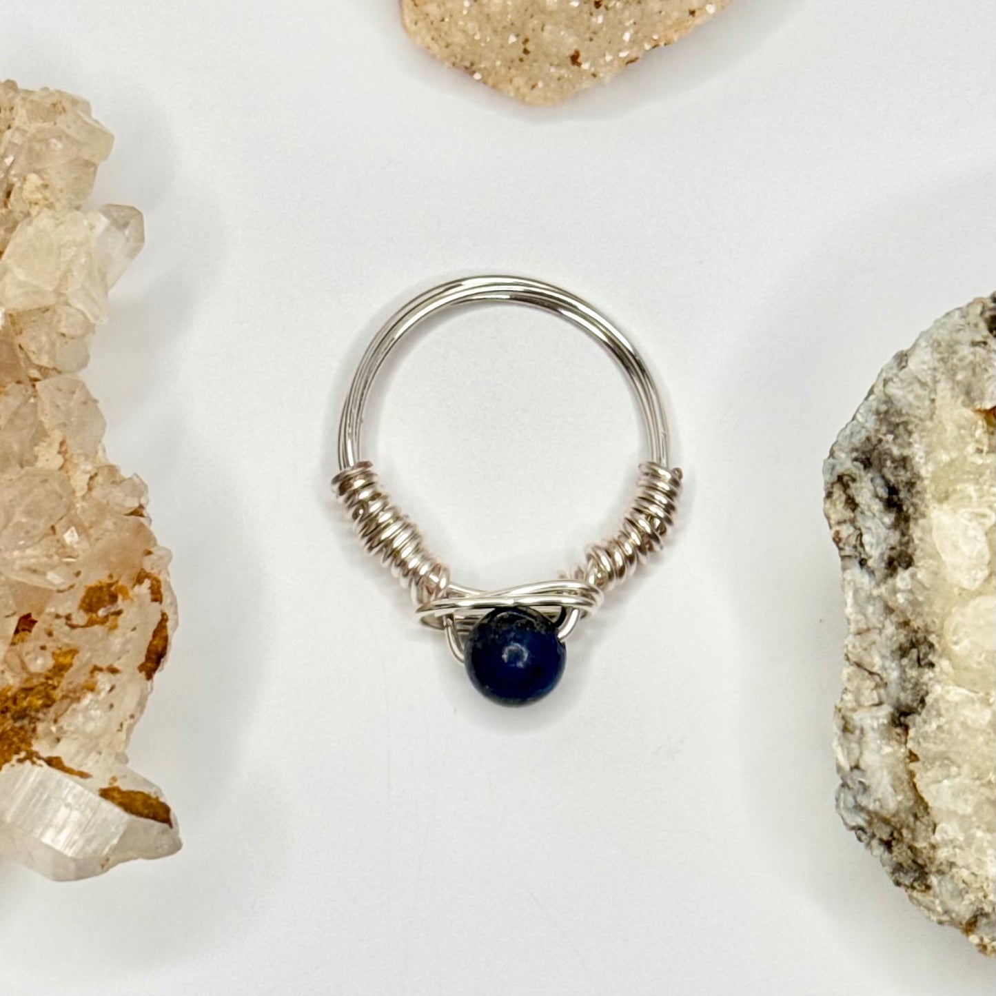 Silver Lapis Ring