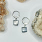 Silver Abalone Shell Earrings