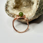 Rose Gold Jade Ring