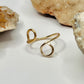 Gold Bypass Ring